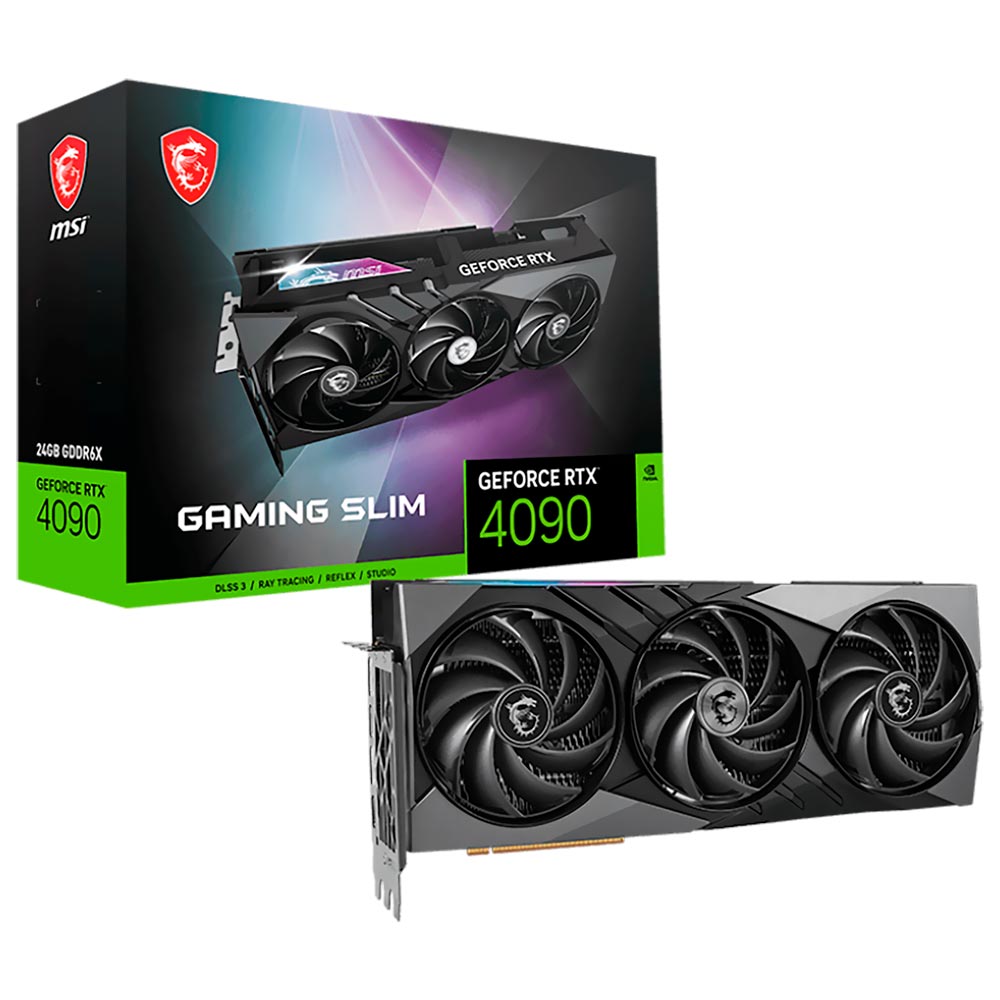 Placa de Vídeo MSI Gaming Slim 24GB GeForce RTX4090 GDDR6X - 912-V510-262