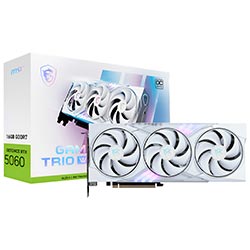 Placa de Vídeo MSI Gaming Trio White OC 8GB GeForce RTX5060 GDDR7 - 912-V537-022