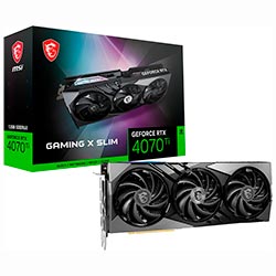 Placa de Vídeo MSI Gaming X Slim 12GB GeForce RTX4070TI GDDR6X - 912-V513-276