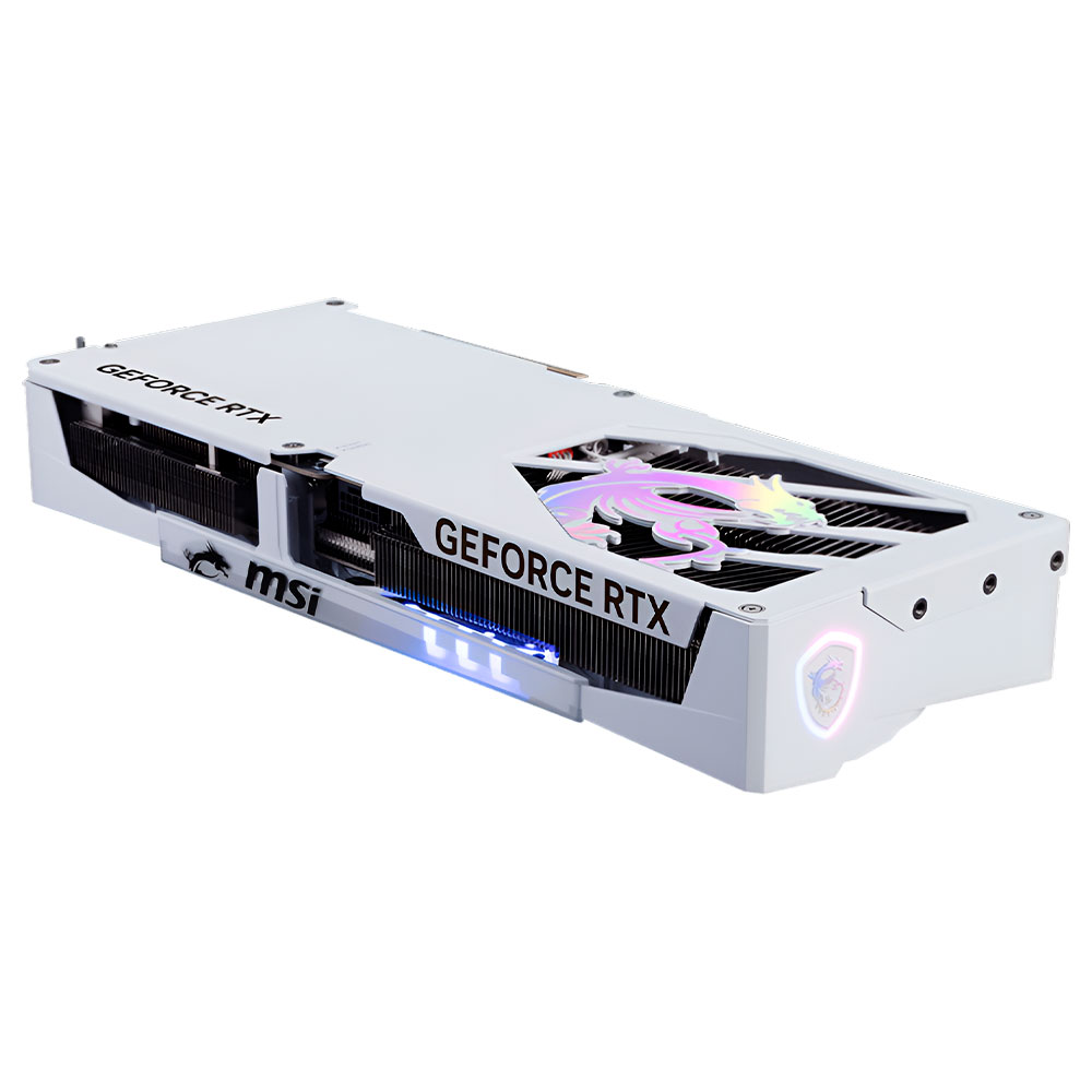 Placa de Vídeo MSI Gming Trio OC White 16GB GeForce RTX5070TI GDDR7 - 912-V531-060