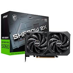 Placa de Vídeo MSI Shadow 2X OC 8GB GeForce RTX5060 GDDR7 - 912-V537-038