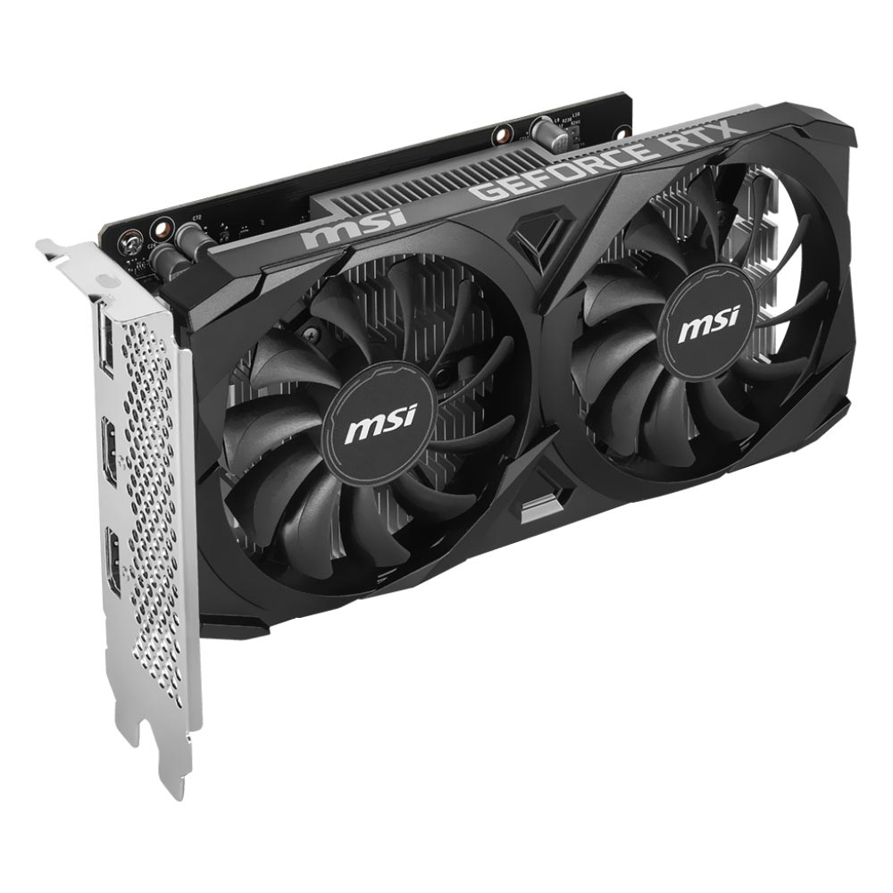 Placa de Vídeo MSI Ventus 2X OC 6GB GeForce RTX3050 GDDR6 - 912-V812-016