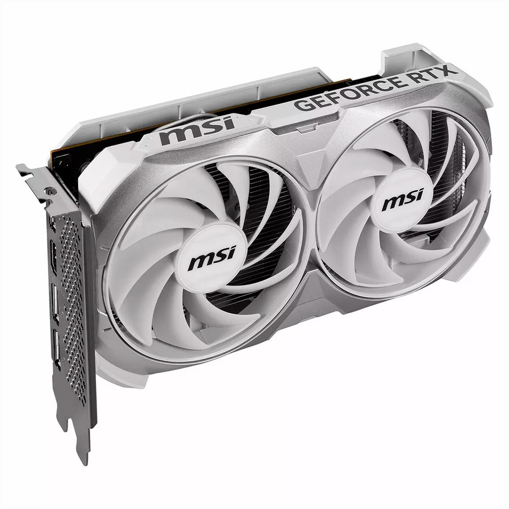 Placa de Vídeo MSI Ventus 2X White 8GB GeForce RTX4060 GDDR6 - 912-V516-030