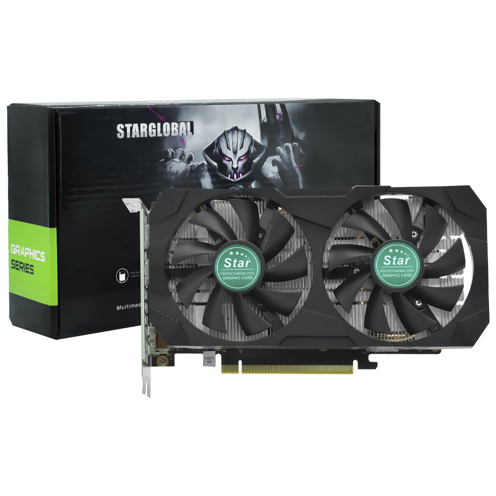 Placa de Vídeo Star 6GB GeForce GTX1660TI GDDR6 - STAR-1660TIM