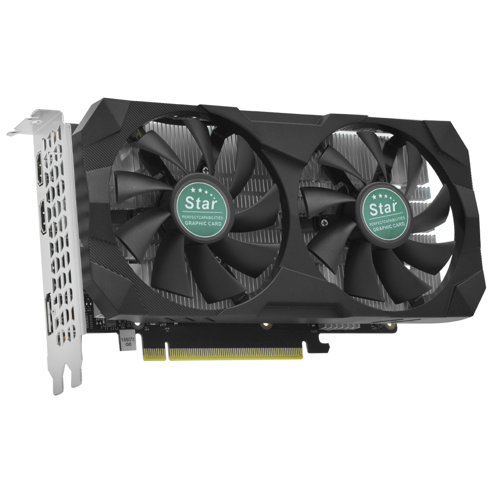 Placa de Vídeo Star 6GB GeForce GTX1660TI GDDR6 - STAR-1660TIM