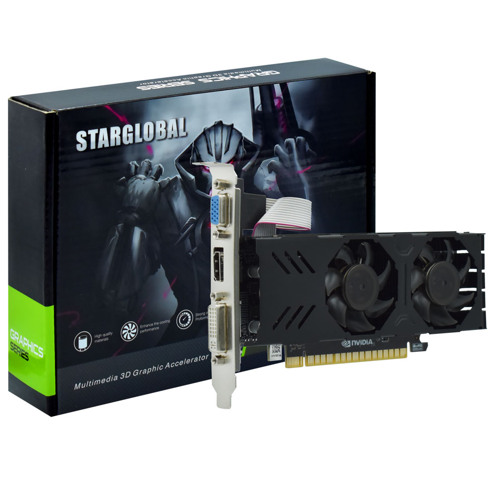 Placa de Vídeo Star Nvidia 4GB GeForce GTX750TI DDR5 - LOW PROFILE GTX750TI-GRAPHIC