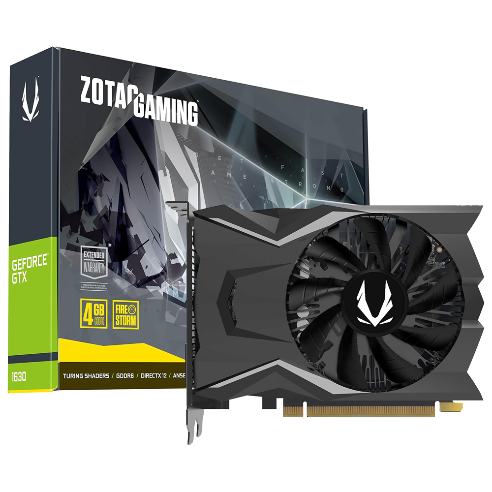 Placa de Vídeo Zotac Gaming 4GB GeForce GTX1630 GDDR6 - ZT-T16300F-10L
