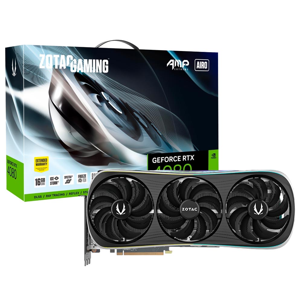 ZOTAC GAMING GeForce RTX 4080 16GB AMP Extreme AIRO