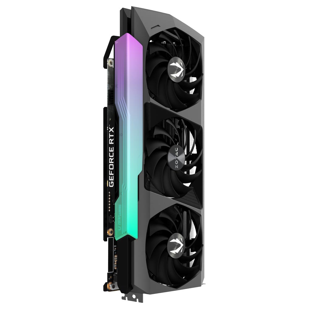 Placa de Vídeo Zotac Gaming AMP Holo Black 16GB GeForce RTX4070TI SUPER GDDR6X - ZT-D40730F-10P