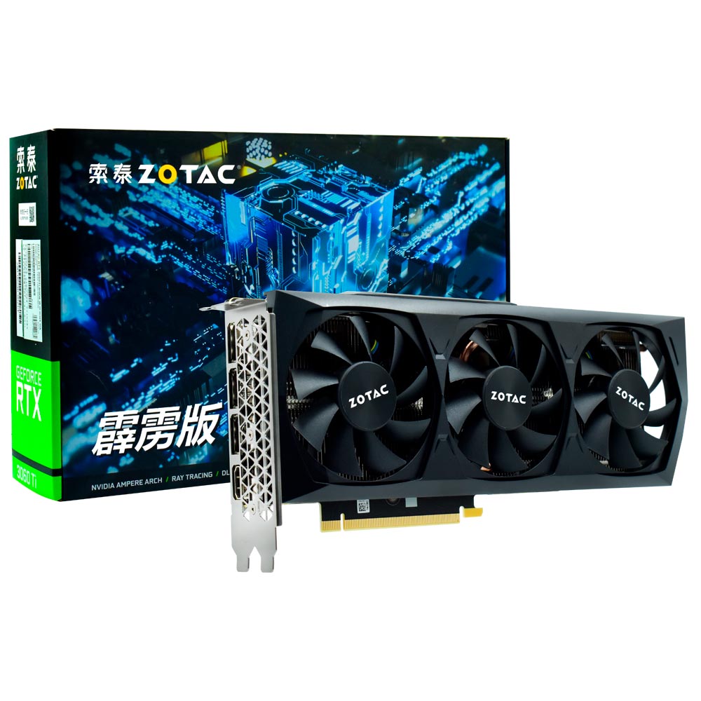 Placa de Vídeo Zotac Gaming LHR 8GB GeForce RTX3060TI GDDR6 - 9288
