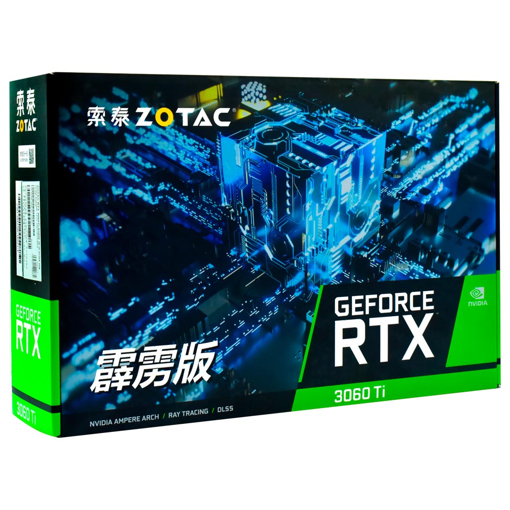 Placa de Vídeo Zotac Gaming LHR 8GB GeForce RTX3060TI GDDR6 - 9288
