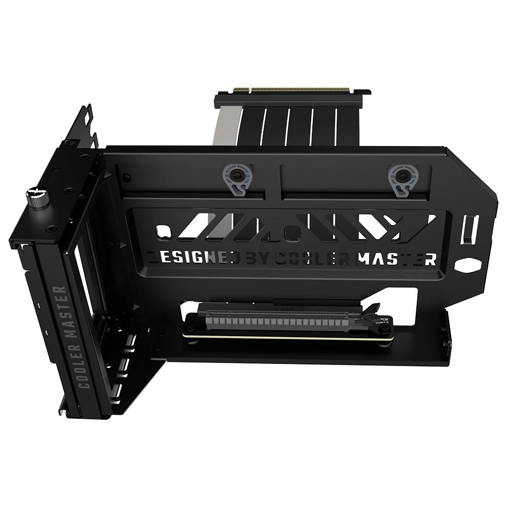 Suporte de Placa de Vídeo Cooler Master V3 Vertical - Preto + Cabo Riser PCIe 4.0 (MCA-U000R-KFVK03)