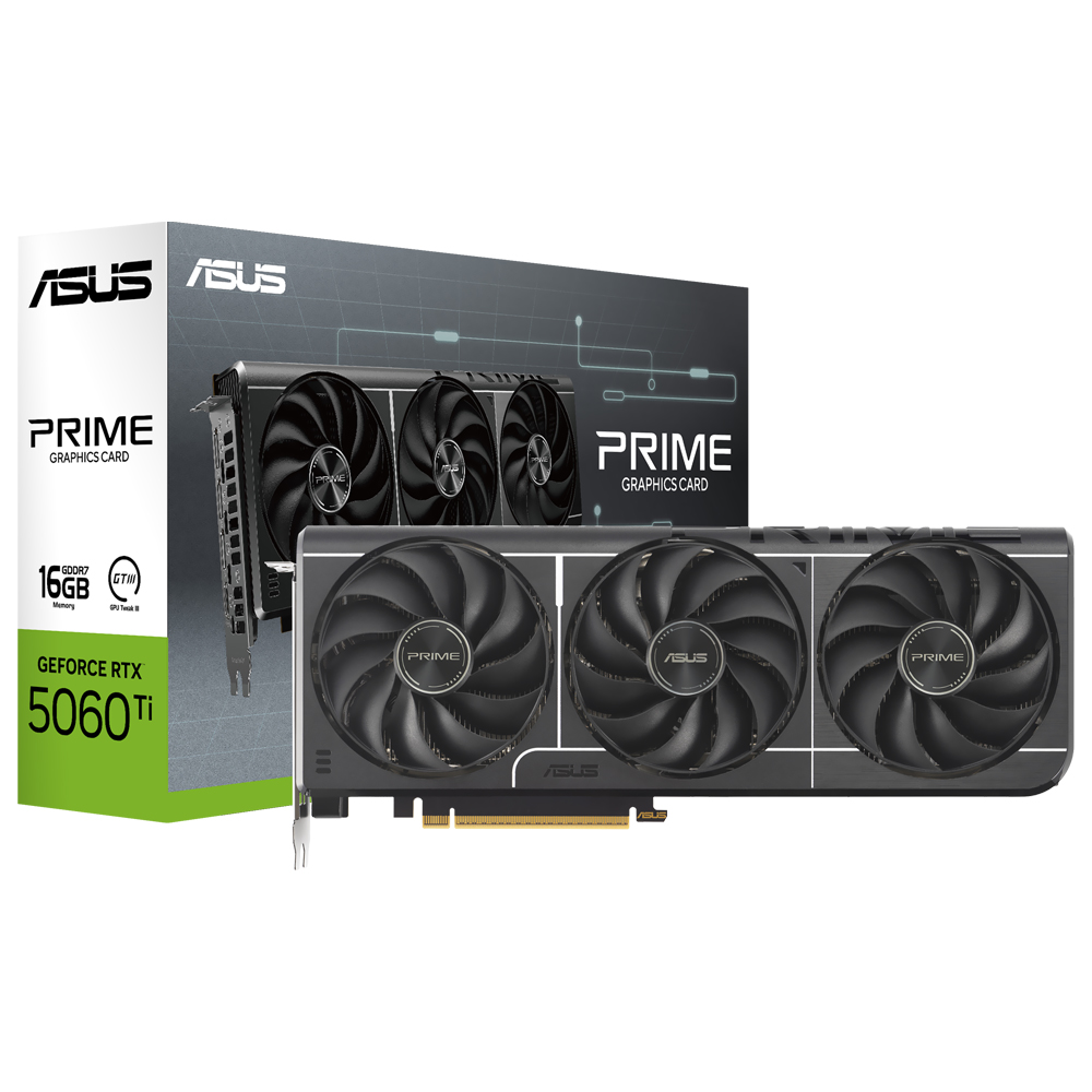 VGA 16GB ASUS RTX5060TI PRIME GTIII 2572MHZ 128BIT GDDR7/DP/HDMI PRIME-RTX5060TI-16G 90YV0MH3-M0NA00