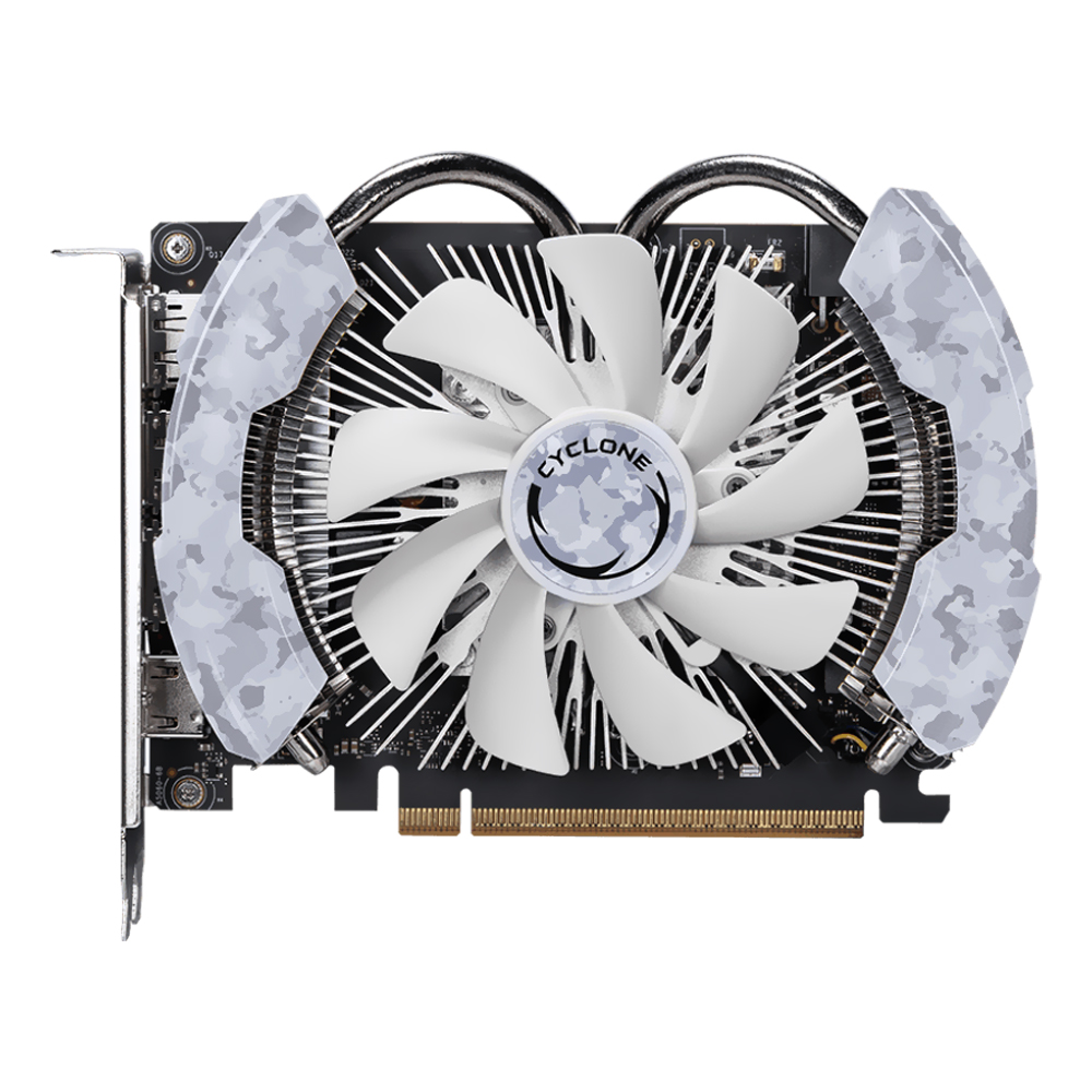VGA  8GB MSI RTX5060 CYCLONE OC 2527MHZ 128BIT GDDR7/DP/HDMI 912-V812-205 BRANCO