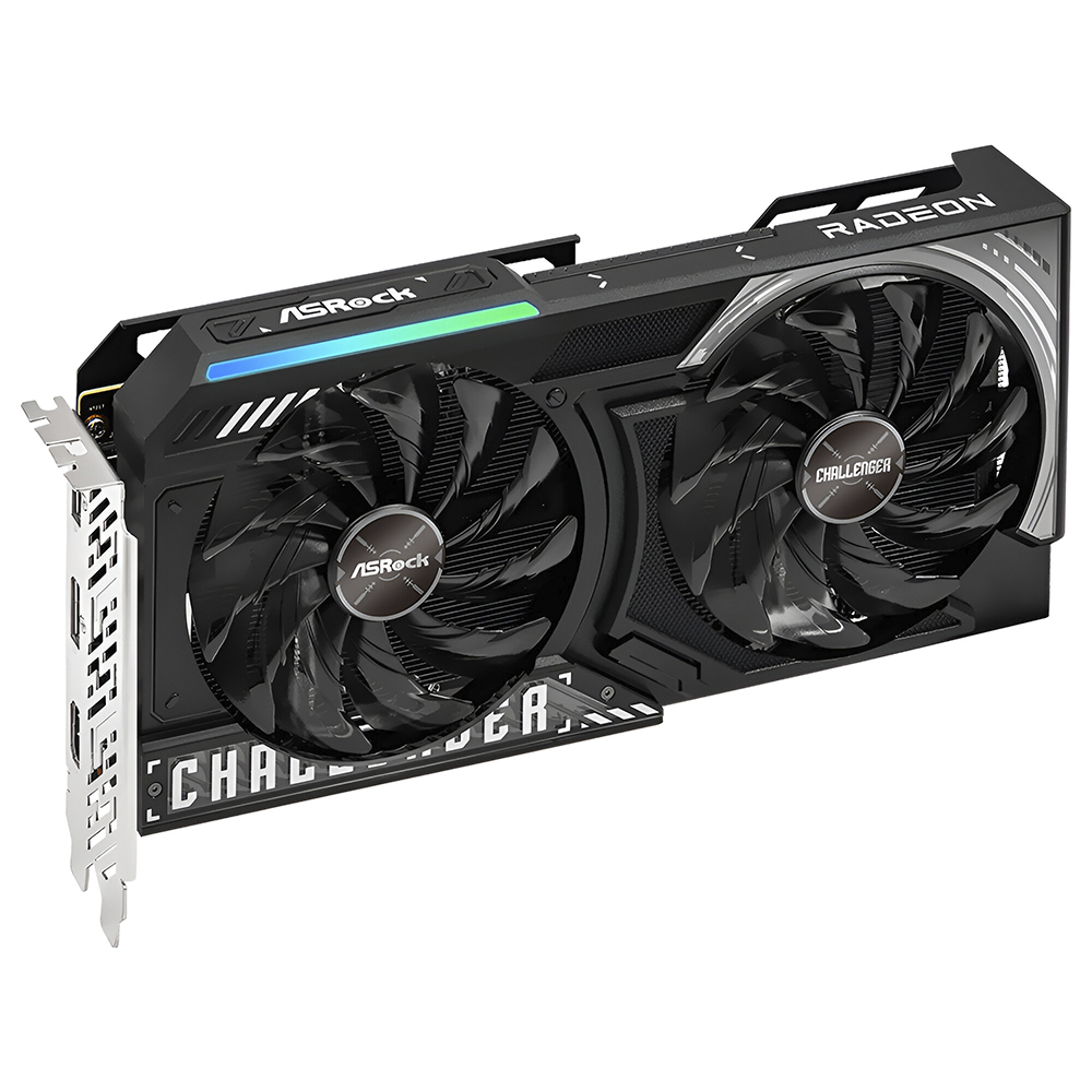 Placa de Vídeo ASRock Challenger OC 8GB Radeon RX9060 XT GDDR6 - 90-GA5TZZ-00UANZ