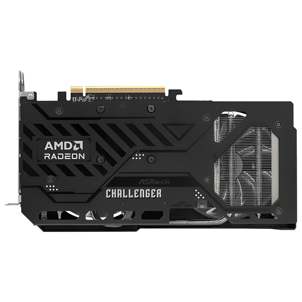 Placa de Vídeo ASRock Challenger OC 8GB Radeon RX9060 XT GDDR6 - 90-GA5TZZ-00UANZ