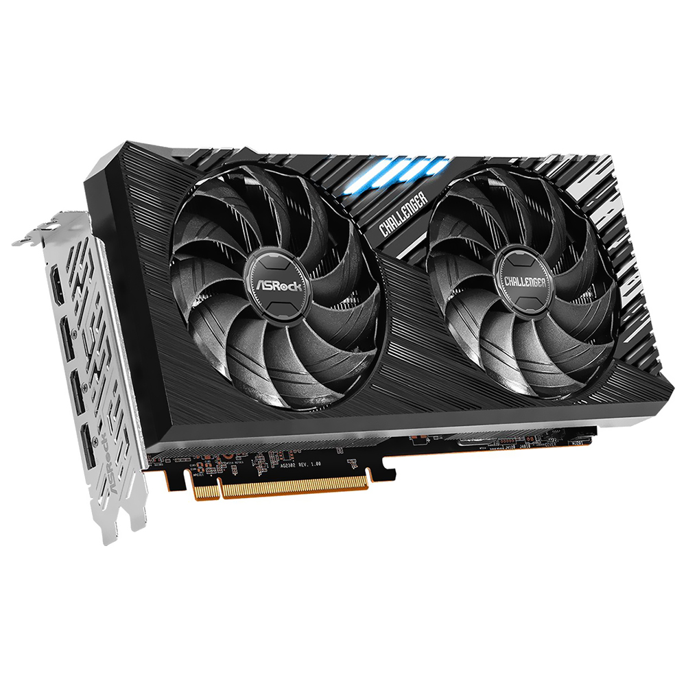 Placa de Vídeo ASRock OC Challenger 16GB Radeon RX7800 XT GDDR6 - 90-GA4SZZ-00UANF