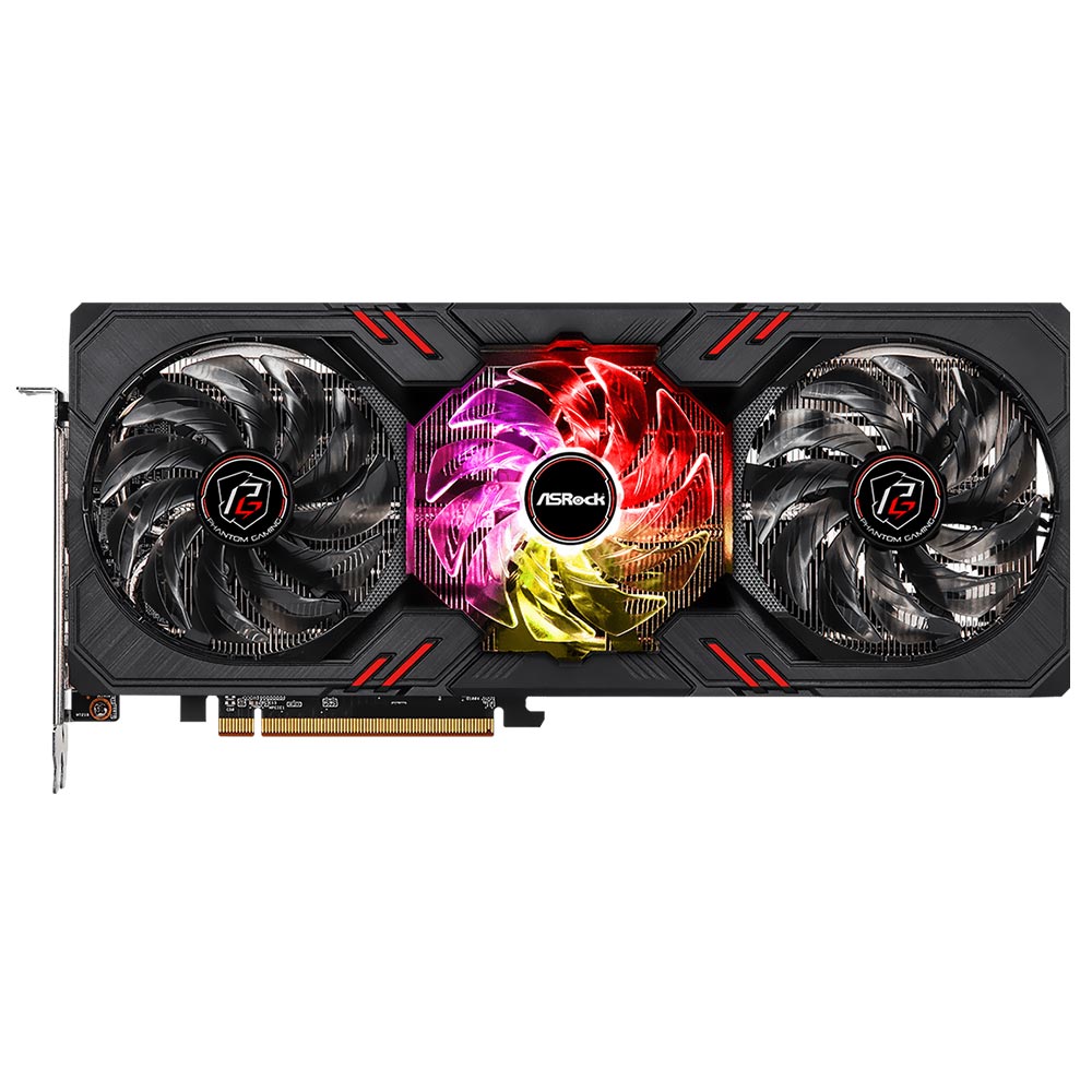 Placa de Video ASRock Phantom Gaming OC 8GB Radeon RX7600 GDDR6 - 90-GA4BZZ-00UANF