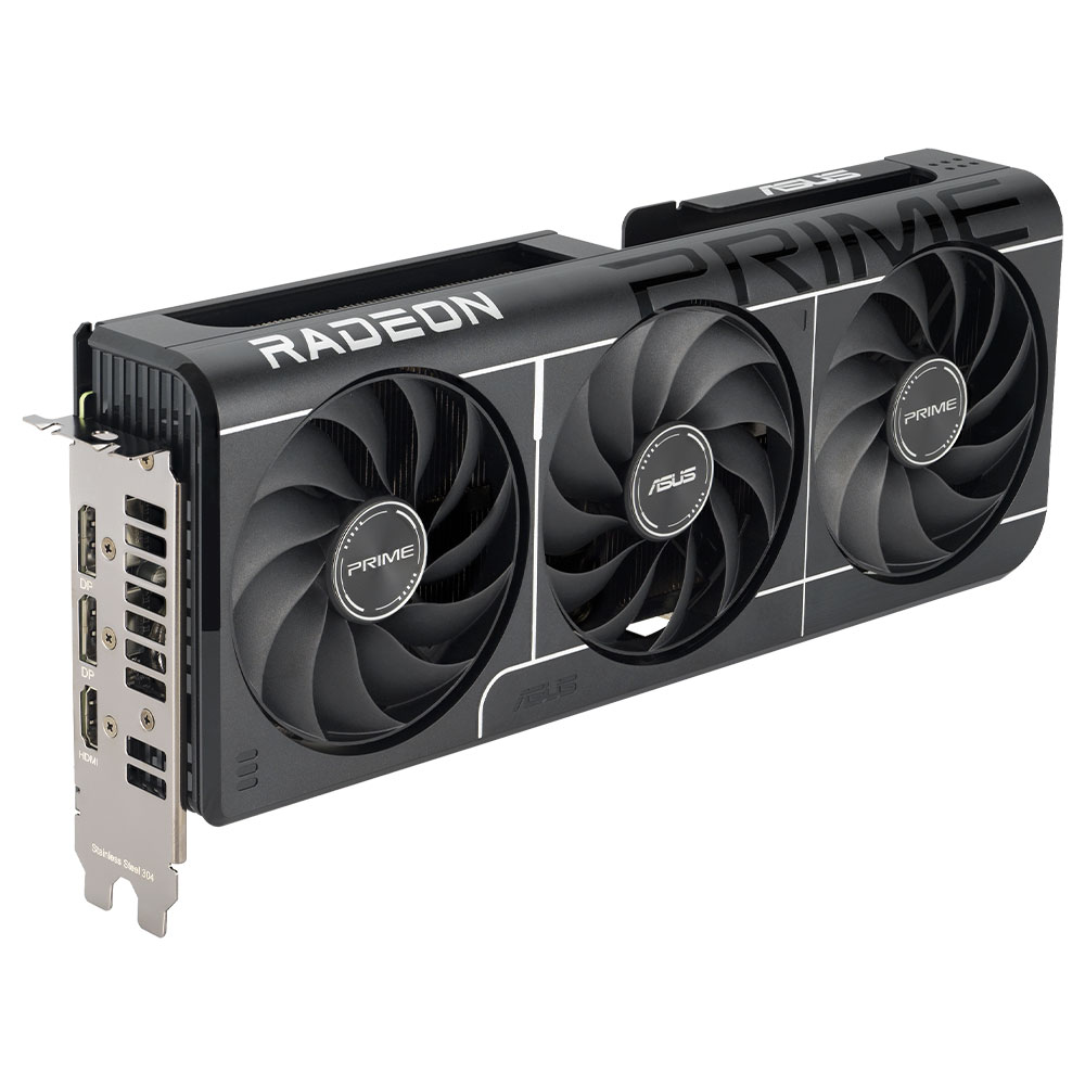 Placa de Vídeo ASUS Prime OC GTIII 16GB Radeon RX9060 XT GDDR6 - PRIME-RX9060XT-O16G
