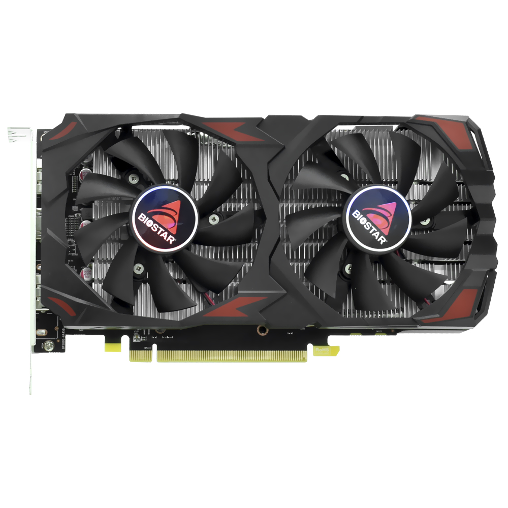 Placa de Vídeo Biostar Gaming 8GB Radeon RX580 GDDR5 - VA5815RQ82-TBARA-BS2