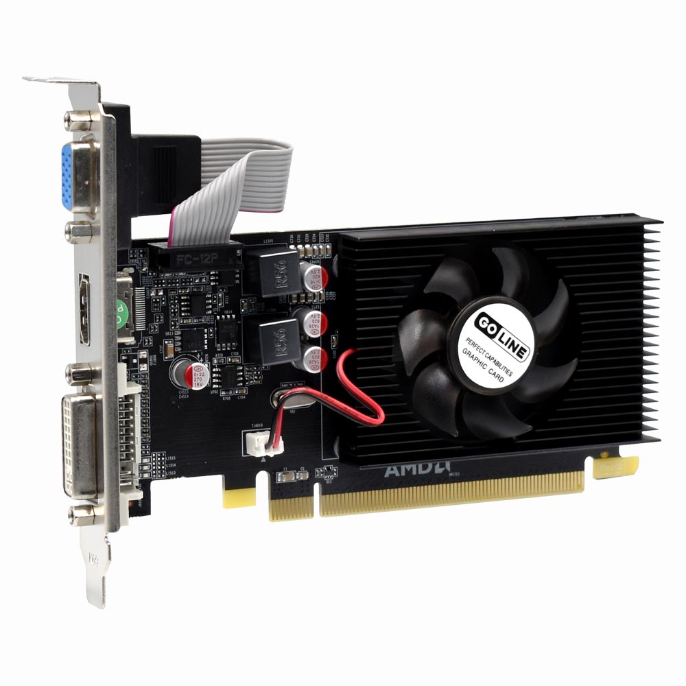 Placa de Vídeo Goline 2GB Radeon R5 230 DDR3 - GL-R5 230