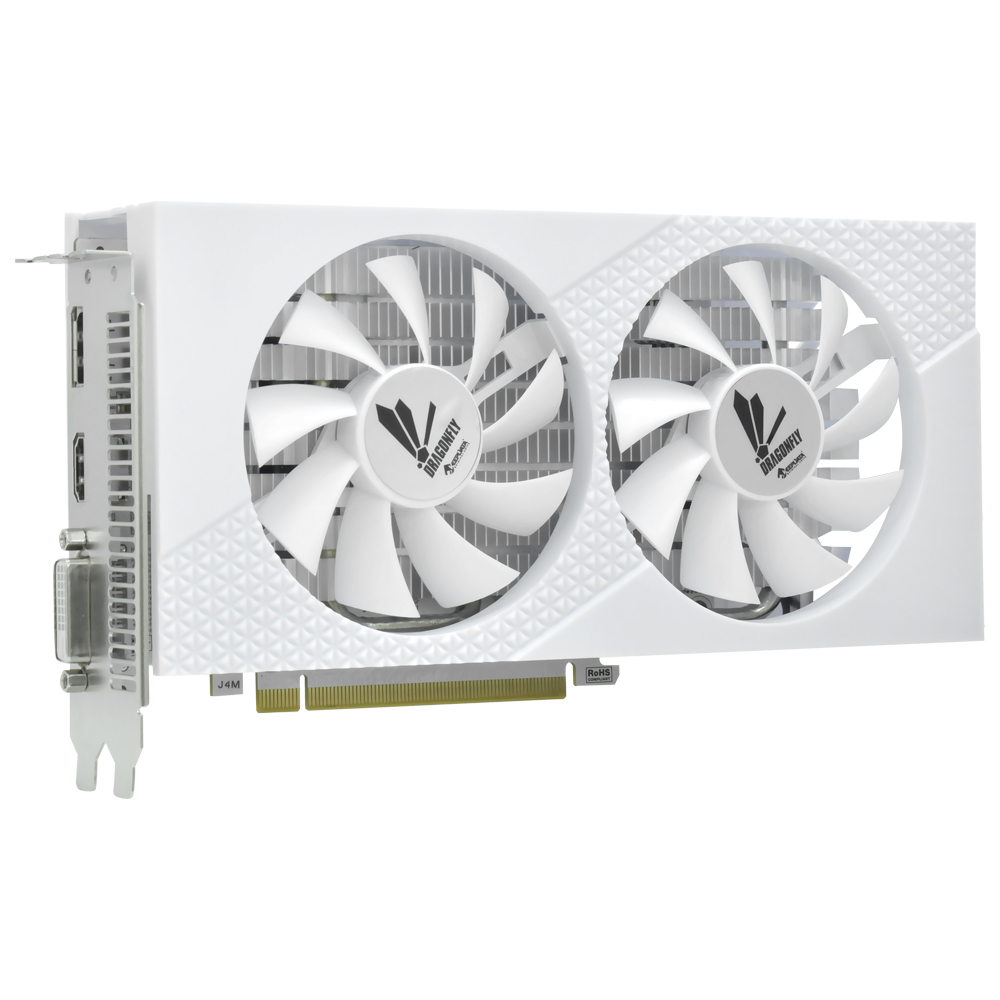 Placa de Vídeo Keepdata DragonFly White 8GB Radeon RX580 GDDR5 - KDRX580-8GD5W/256B
