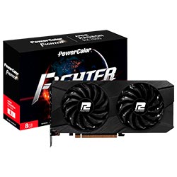 Placa de Vídeo PowerColor Fighter 8GB Radeon RX7600 GDDR6 - 8G-F/V2