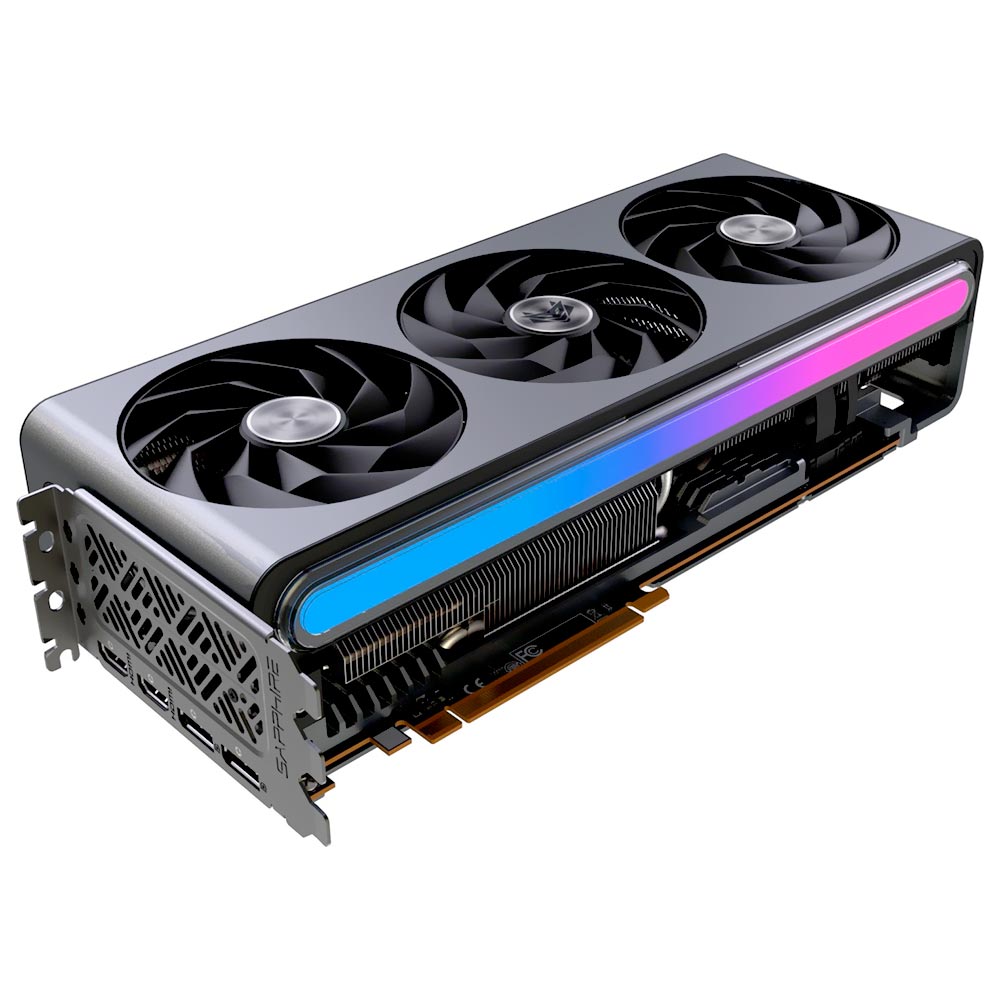 Placa de Vídeo Sapphire Gaming Nitro+ OC VAPOR-X 24GB Radeon RX7900 XTX GDDR6 - 11322-01-40G