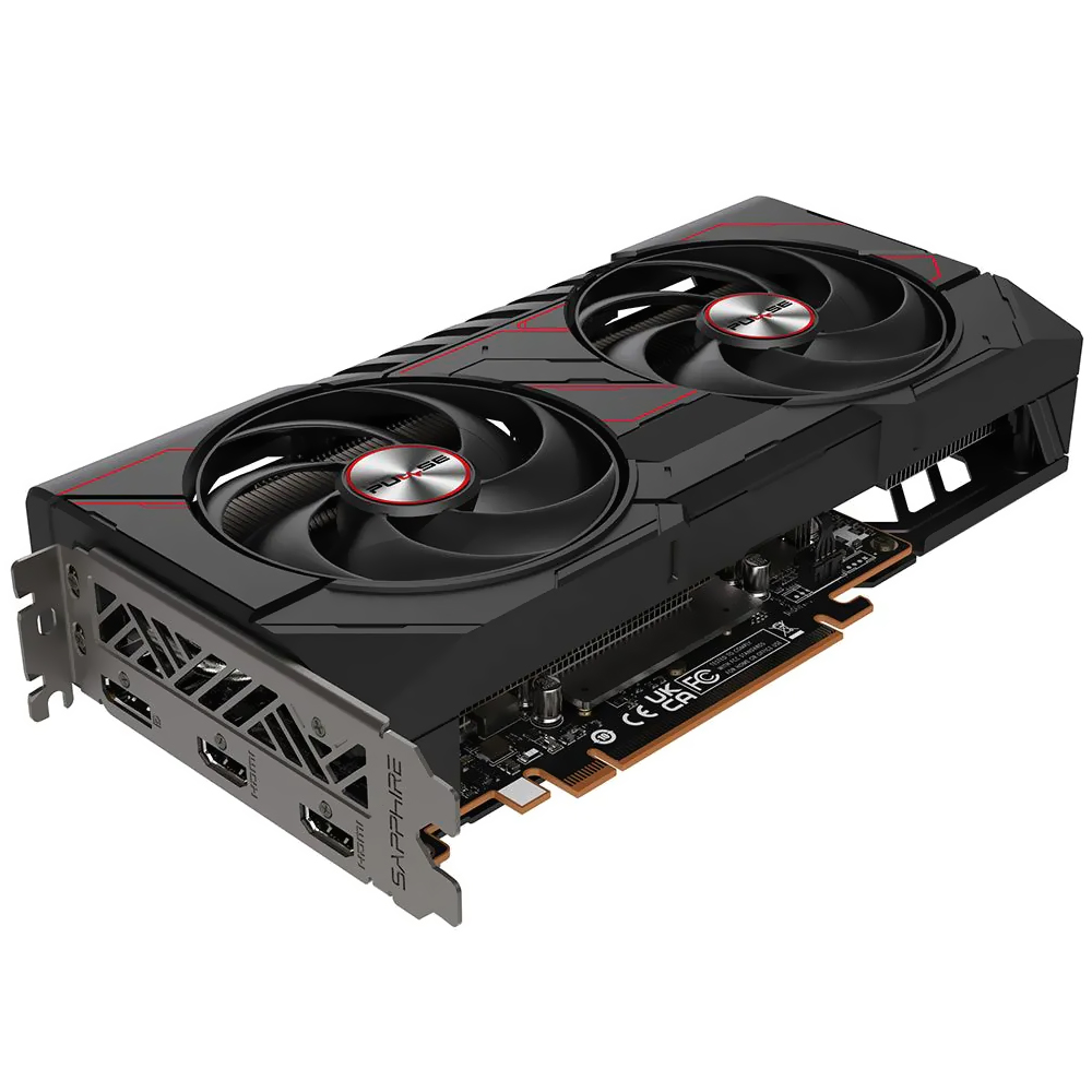 Placa de Vídeo Sapphire Gaming Pulse OC 16GB Radeon RX9060 XT GDDR6 - 11350-03-20G