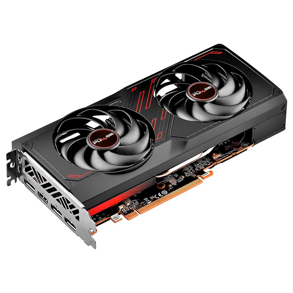 Placa de Vídeo Sapphire Gaming Pulse OC 8GB Radeon RX7600 GDDR6 - 11324-01-20G