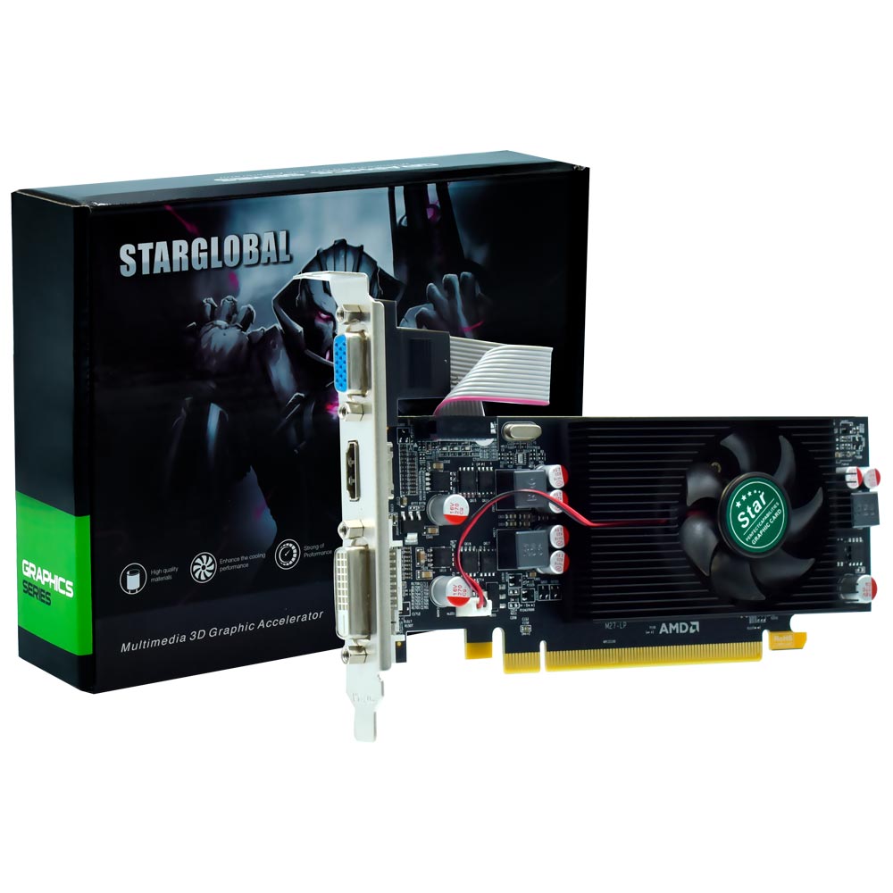 Placa de Vídeo Star 2GB Radeon R5-M240 DDR5 - R5-M240-GRAPHIC