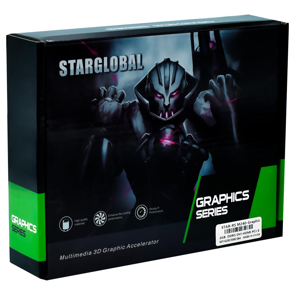 Placa de Vídeo Star 2GB Radeon R5-M240 DDR5 - R5-M240-GRAPHIC