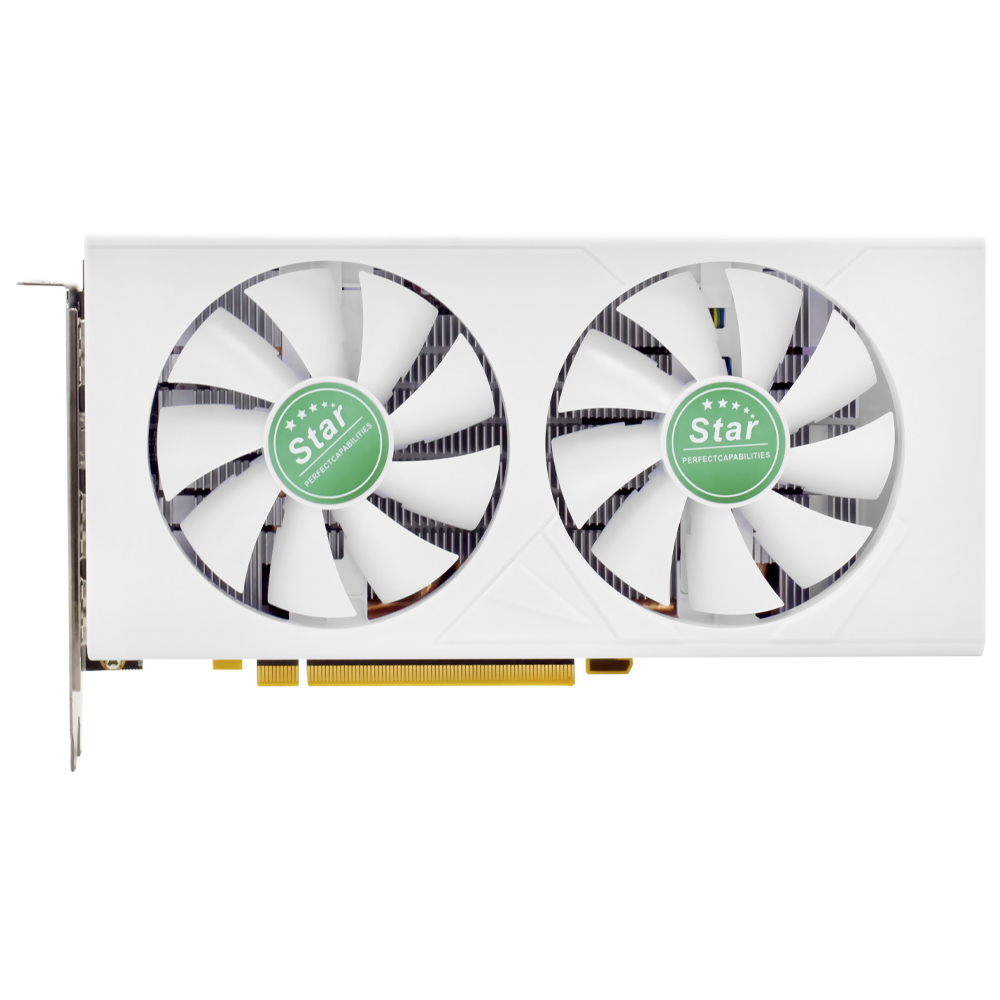 Placa de Vídeo Star White 8GB Radeon RX6600 GDDR6 - Branco (STAR-RX6600)
