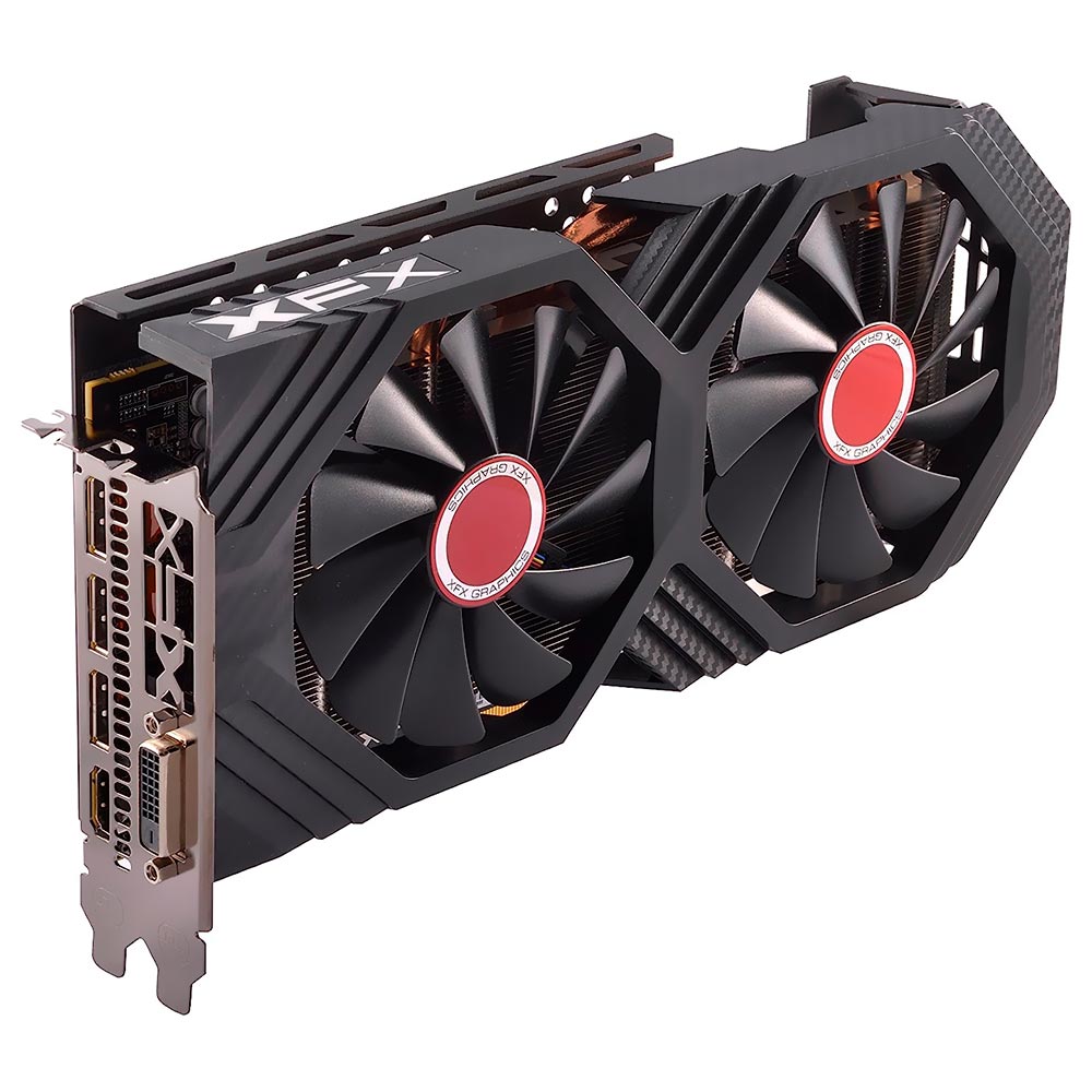 Placa de Vídeo XFX GTS XXX OC 8GB Radeon RX580 DDR5 - RX-580P8DFD6