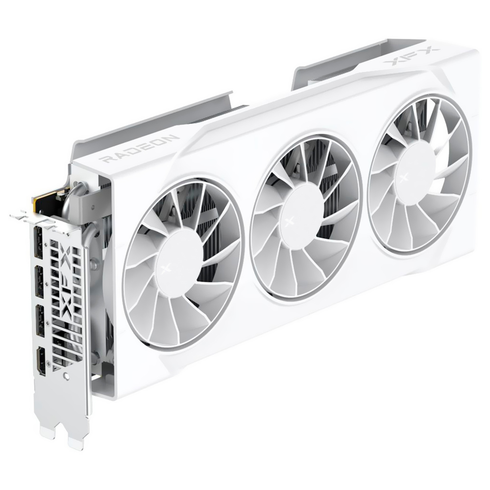 Placa de Vídeo XFX Quick Silver Gaming White Magnetic 16GB Radeon RX9070 XT GDDR6 - RX-97TMAQKW9