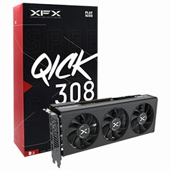 Placa de Vídeo XFX Speedster QUICK308 Black 8GB Radeon RX7600 GDDR6 - RX-76PQICKBY