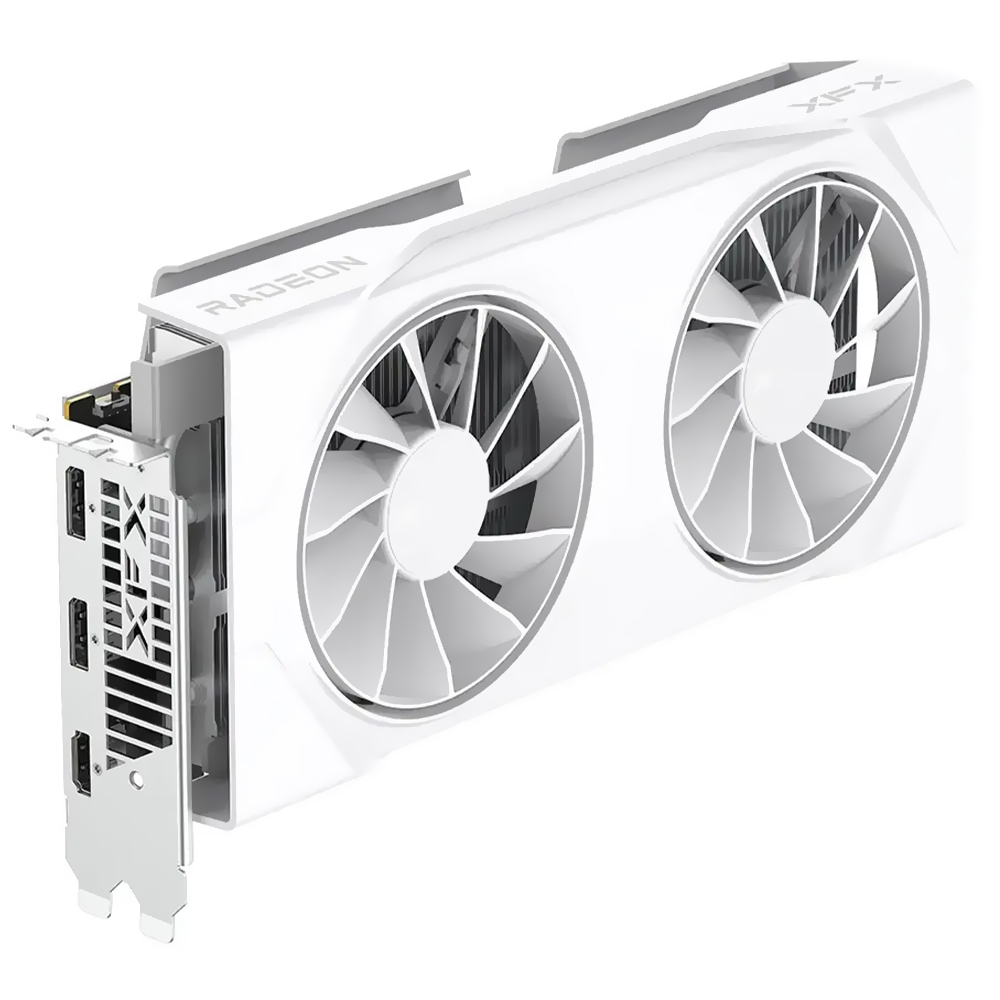 Placa de Vídeo XFX Swift OC Gaming White Edition 8GB Radeon RX9060 XT - RX-96TSW8GWQ