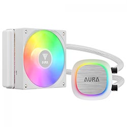 COOLER P/ PROC. GAMDIAS HYDRO AURA GL120 V2 WH ARGB 120MM BRANCO (GARANTIA BR)