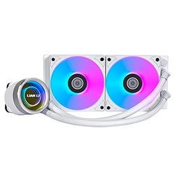 COOLER P/ PROC. LIAN LI HYDRO GA2T24W GA II TRINITY 240 ARGB 240MM BRANCO - RECONDICIONADO
