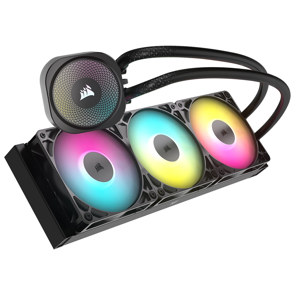 Water Cooler para Procesador Corsair Nautilus 360 RS ARGB 360MM - Preto (CW-9060093-WW)