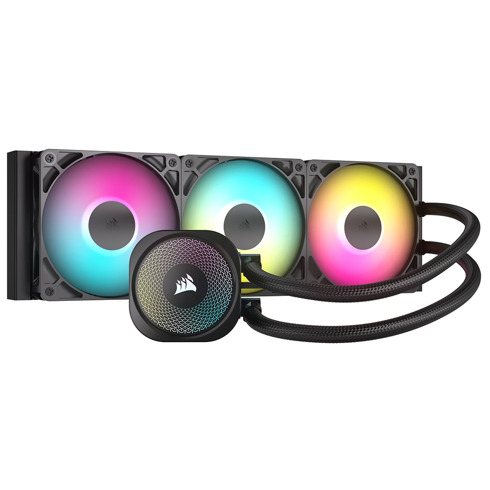 Water Cooler para Procesador Corsair Nautilus 360 RS ARGB 360MM - Preto (CW-9060093-WW)