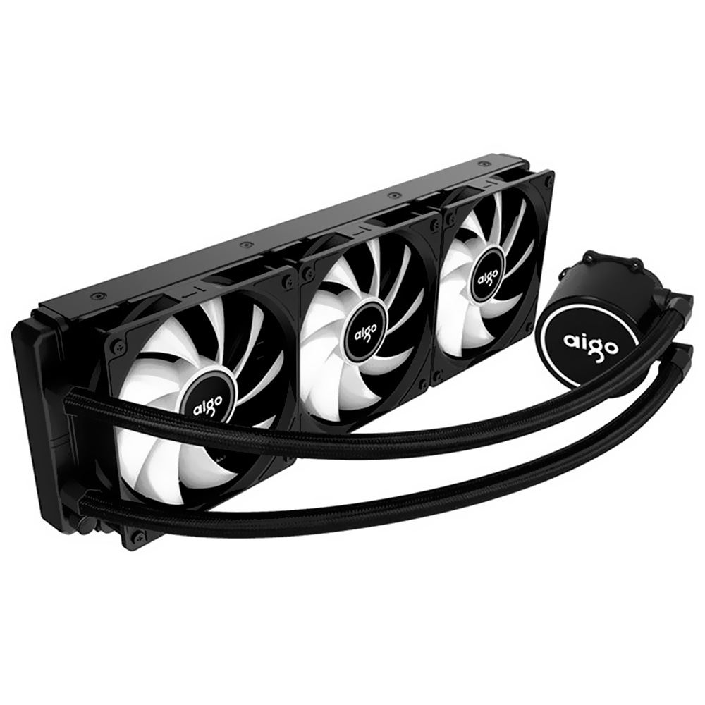 Water Cooler para Processador Aigo AC SE 360 RGB 360MM - Preto