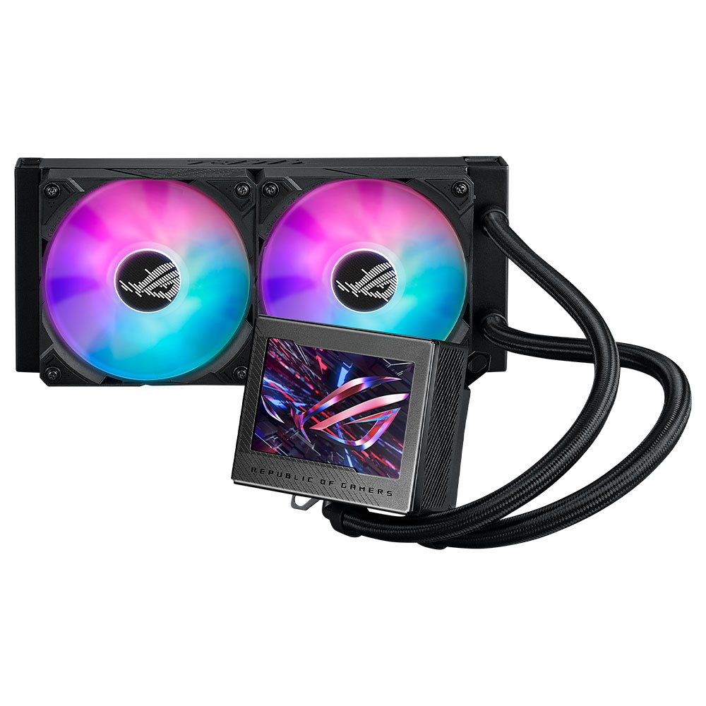 Water Cooler para Processador ASUS ROG Ryujin III 240 ARGB LCD 3.5" 240MM - Preto (90RC00K1-M0AAY0)