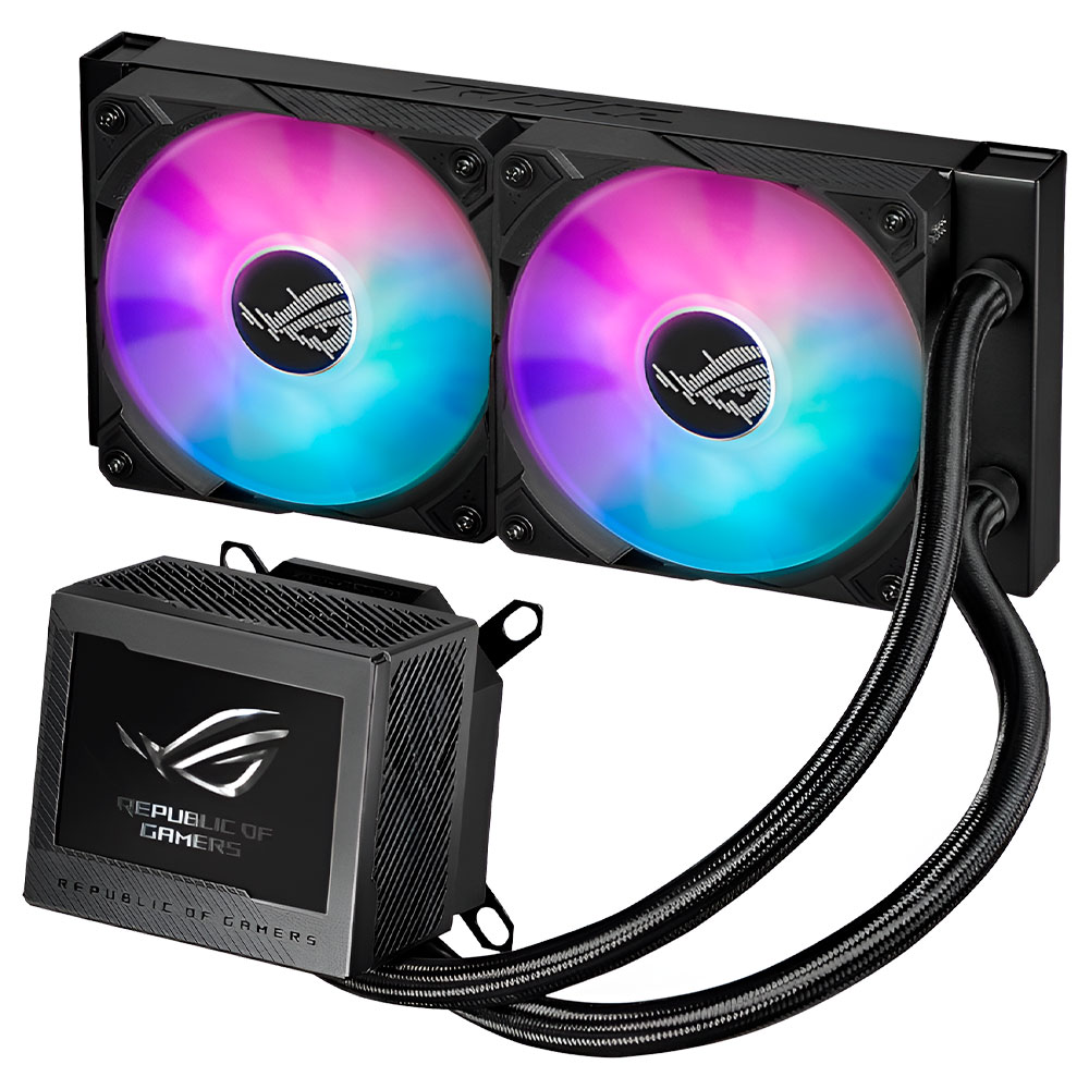 Water Cooler para Processador ASUS ROG Ryujin III 240 ARGB LCD 3.5" 240MM - Preto (90RC00K1-M0AAY0)
