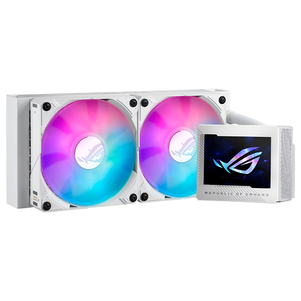 Water Cooler para Processador ASUS ROG Ryujin III 240 ARGB White LCD 3.5" 240MM - Branco (90RC00K2-M0AAY0)