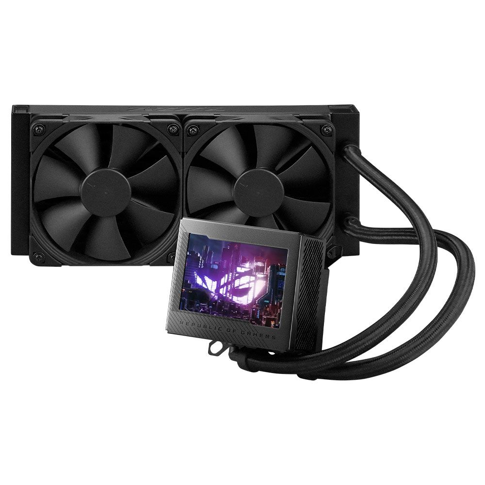 Water Cooler para Processador ASUS ROG Ryujin III 240 LCD 3.5" 240MM - Preto