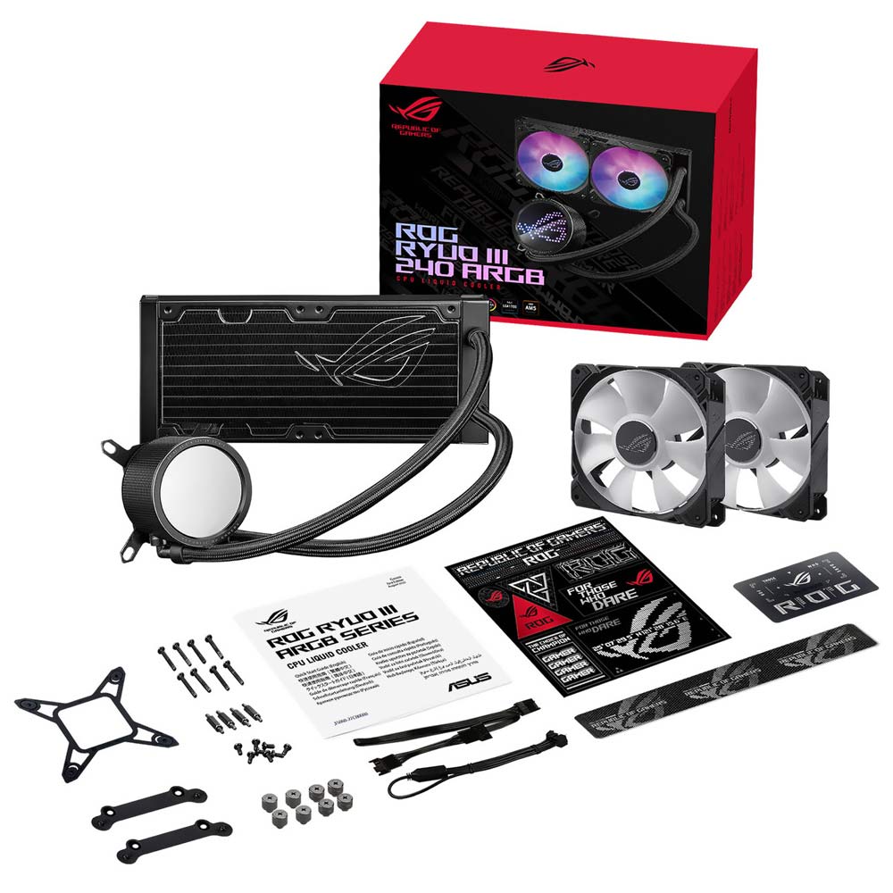 Water Cooler para Processador ASUS ROG Ryuo III 240 ARGB 240MM - Preto