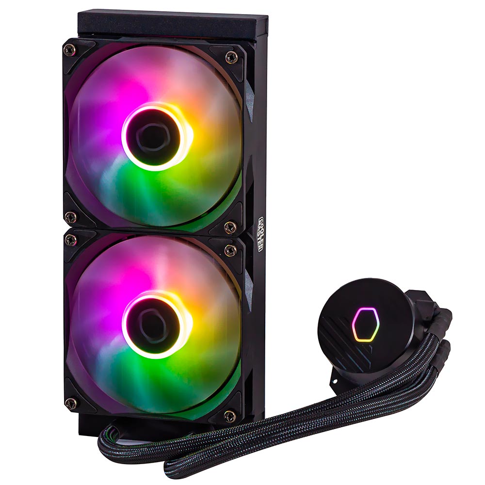 Water Cooler para Processador Cooler Master Masterliquid 240L Core ARGB - MLW-D24M-A18PZ-R1