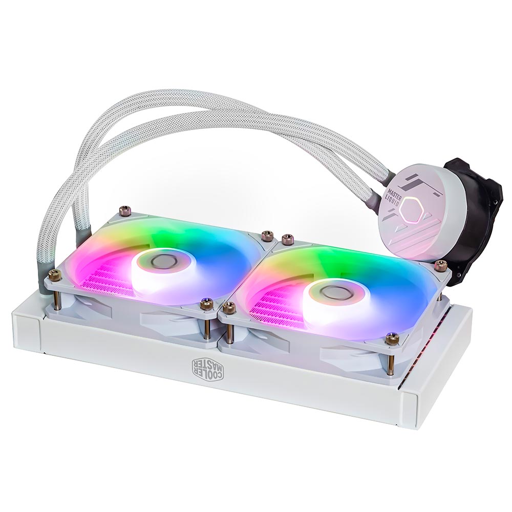 Water Cooler para Processador Cooler Master MasterLiquid 240L Core White - MLW-D24M-A18PZ-RW