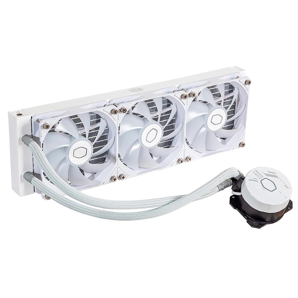 Water Cooler para Processador Cooler Master Masterliquid 360L Core White - MLW-D36M-A18PZ-RW